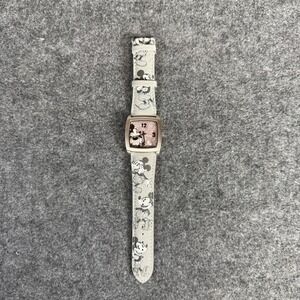 Disney Parks Mickey Mouse Limited Release Watch Grey Canvas Leather F693-5205-0